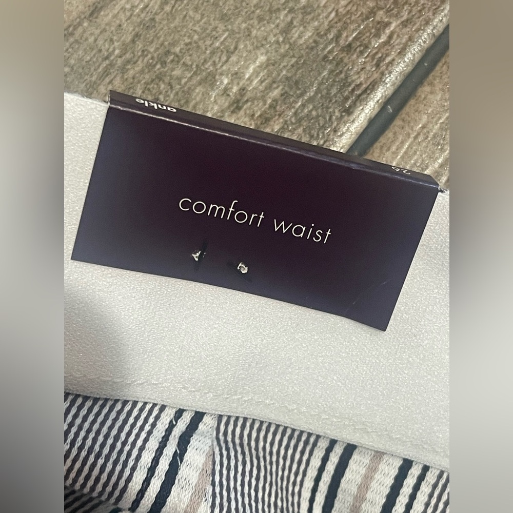 Women's High-Rise Ankle Tapered Pants - Ava & Viv Size 26 NWT Comfort Waist - Picture 5 of 11